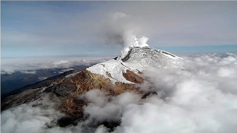 Incremento de sismicidad en el volcán Nevado del Huila