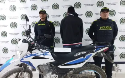 Recuperan una moto robada en el sur del Huila