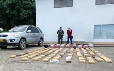 Ejército incautó 321 kilos de marihuana en El Agrado y La Plata