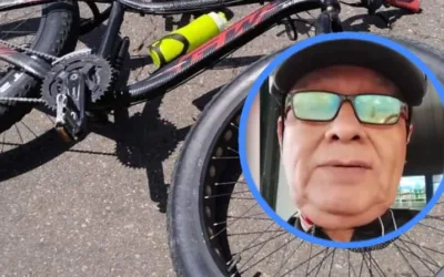 Ciclista grabó un video antes de morir en un accidente
