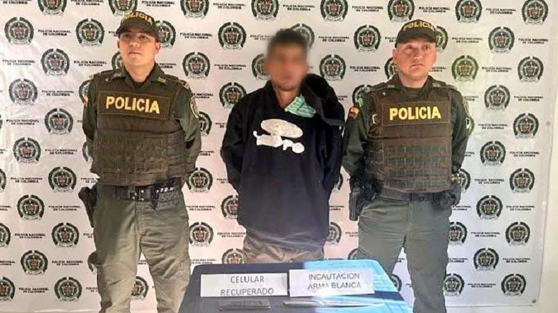 Capturado ‘Caballero’ por hurto con arma blanca en Gigante, Huila