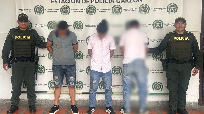 Hecho de intolerancia en Garzón dejó dos hombres capturados y un menor aprehendido