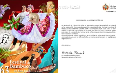 Fue suspendido el proceso de selección del afiche oficial del Festival del Bambuco