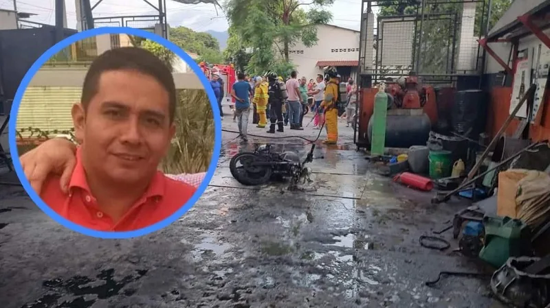 Explosión en taller mecánico de Gigante, Huila, dejó una persona fallecida