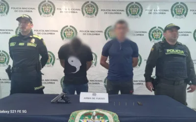 Capturados por hurto y porte ilegal de armas de fuego en Neiva