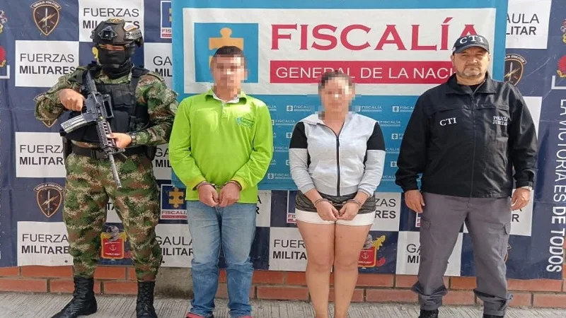 Capturan a pareja por secuestro y extorsión en el Huila