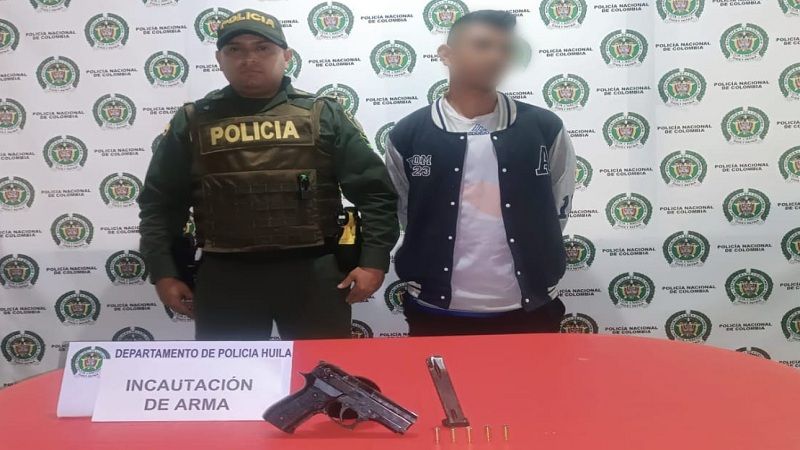 Capturado en La Plata con un arma traumática y municiones