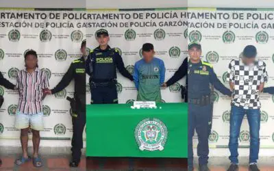 Operativos en Garzón: tres capturados por tenencia de drogas, concierto para delinquir y violencia intrafamiliar