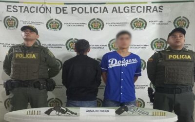Detenidos antes de cometer un hecho delictivo en Algeciras, Huila