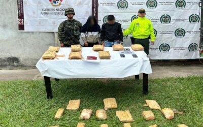 Incautados 50 kilos de marihuana ocultos en canecas metálicas en el Huila