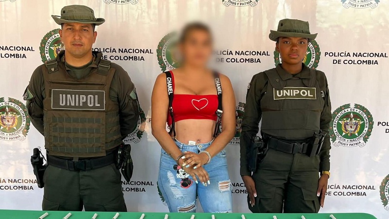 Capturada mujer con estupefacientes en la comuna 1 de Neiva