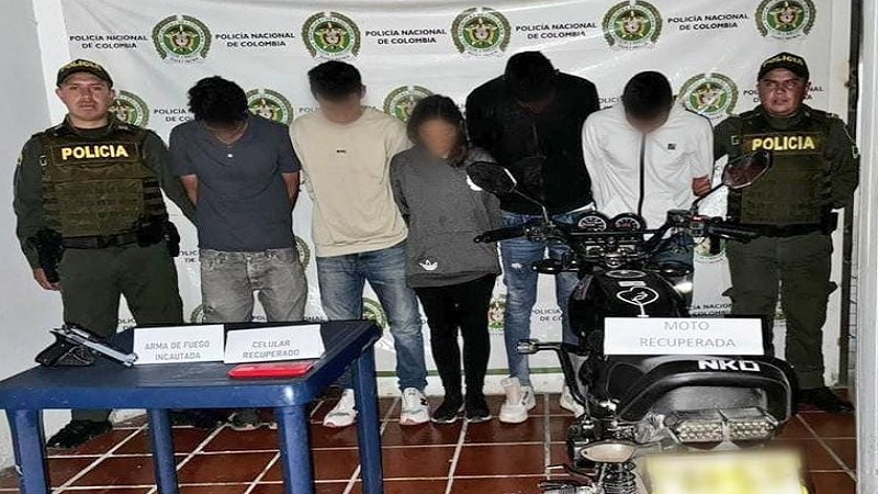 Capturados en flagrancia 6 presuntos delincuentes en el sur del Huila