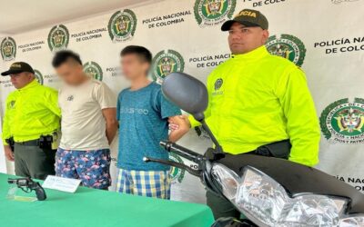 Capturados hombres por hurto con arma traumática en el sur de Neiva