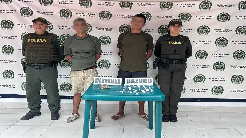 Tres personas fueron capturadas con alucinógenos en Campoalegre