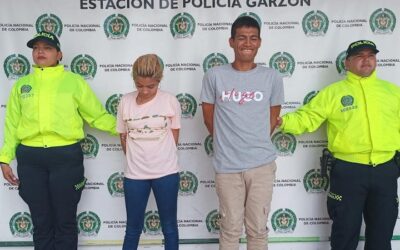 Policía del Huila capturó a dos personas condenados por tráfico de drogas en Garzón