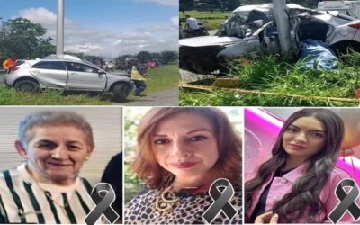 Abuela, hija y nieta perdieron la vida en un accidente