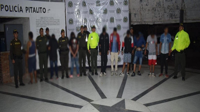 Desarticulan a ‘Los Refrescos’, banda dedicada al tráfico de estupefacientes en Pitalito, Huila