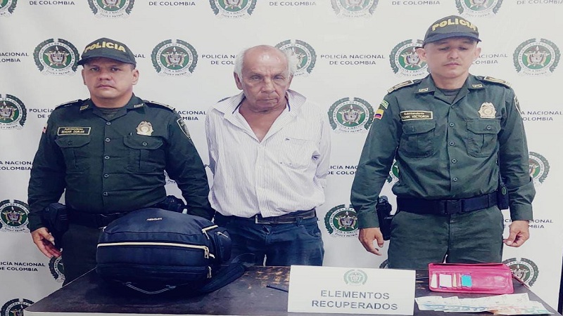 Capturado adulto mayor por hurto en Neiva: tiene más de 20 anotaciones judiciales