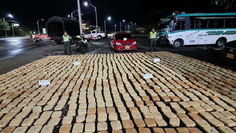 Cayó otro cargamento de 686 Kilos de marihuana en la vía Neiva – Castilla