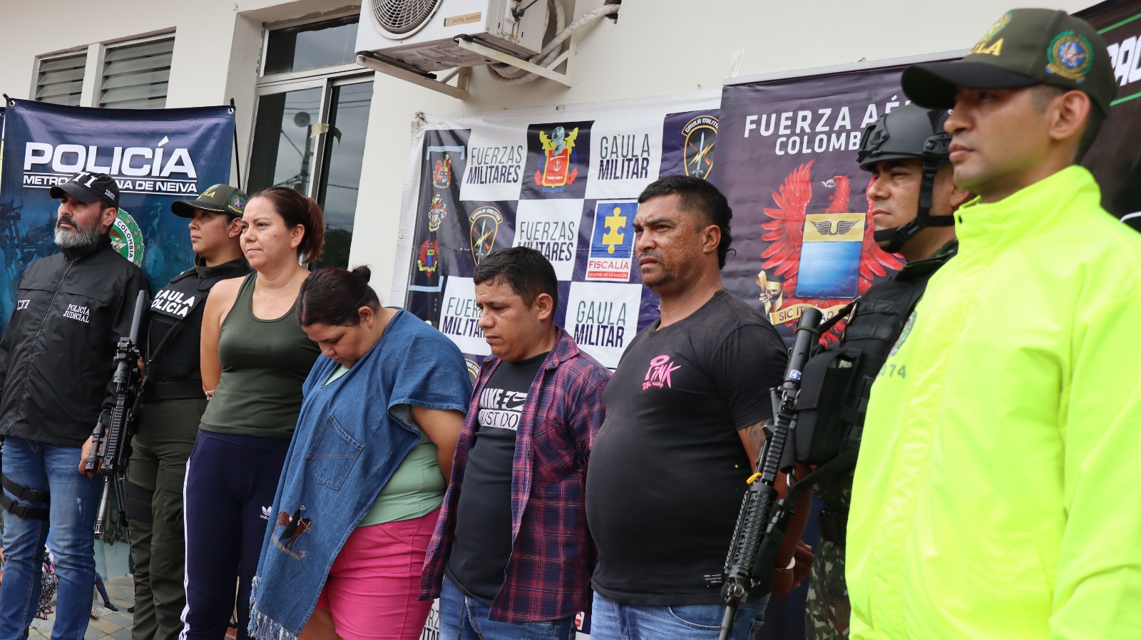 Capturadas cuatro personas que extorsionaban a comerciantes y ganaderos del Huila  