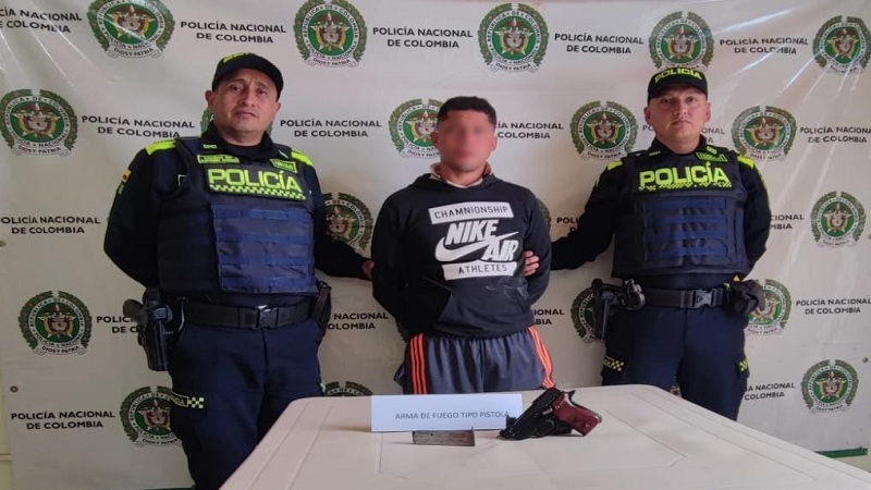 Hombre Capturado en Zona Rural de Elías con Pistola Ilegal