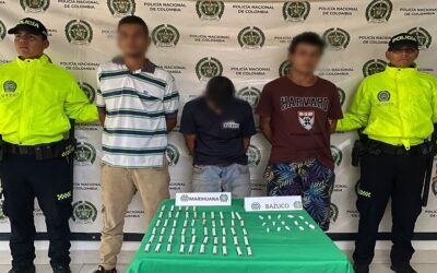 Tres capturados por tráfico de estupefacientes en Campoalegre, Huila