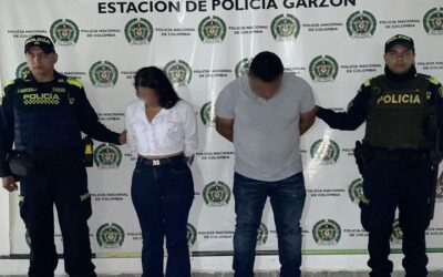 Capturan a pareja por agresiones mutuas en Garzón, Huila