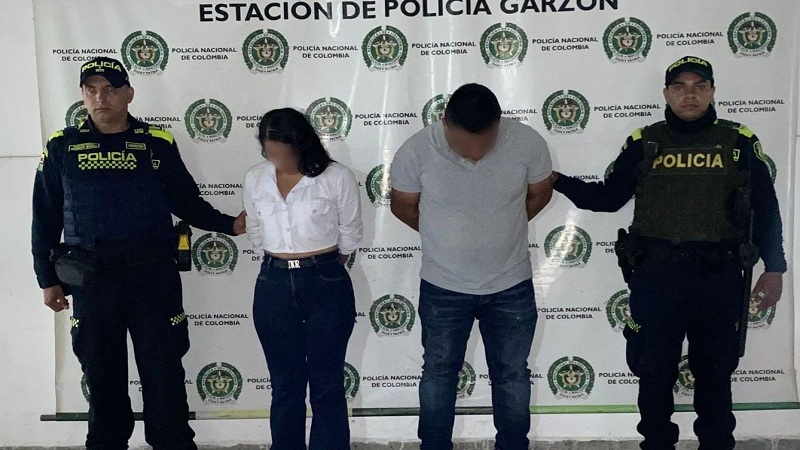 Capturan a pareja por agresiones mutuas en Garzón, Huila