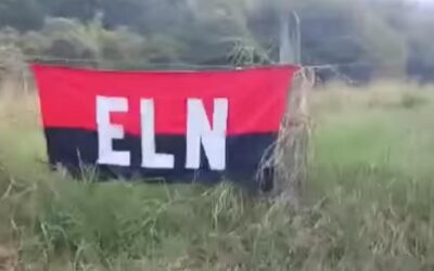 Bandera del ELN fue instalada en zona rural de La Plata, Huila