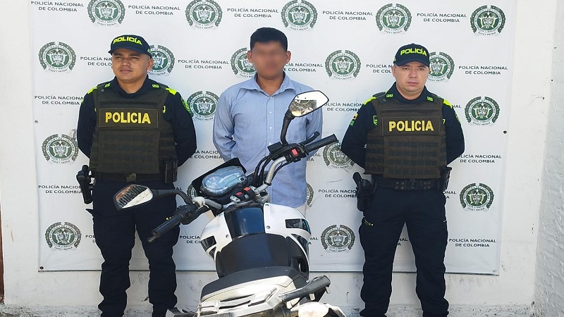 Recuperan en Altamira, Huila, moto robada en Casanare
