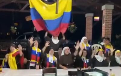 Monjas colombianas se volvieron virales por su apoyo fervoroso a la Selección
