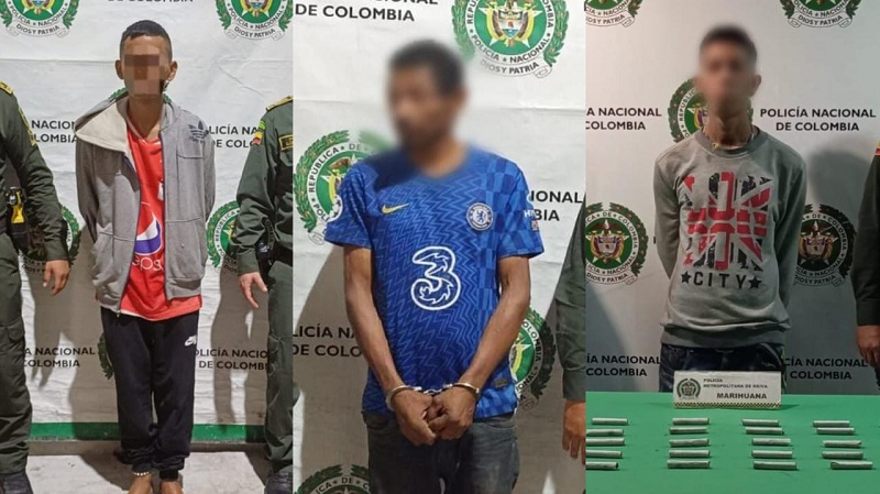 Tres capturados en Neiva en operativos de control