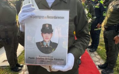 Un año sin Paula Ortega: emotivo homenaje a la patrullera asesinada por disidencias