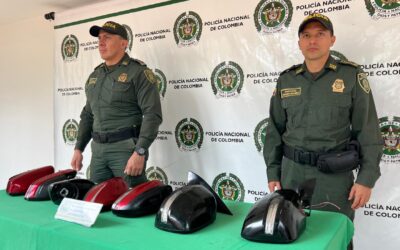 Policía recupera siete espejos retrovisores robados tras operativo de control