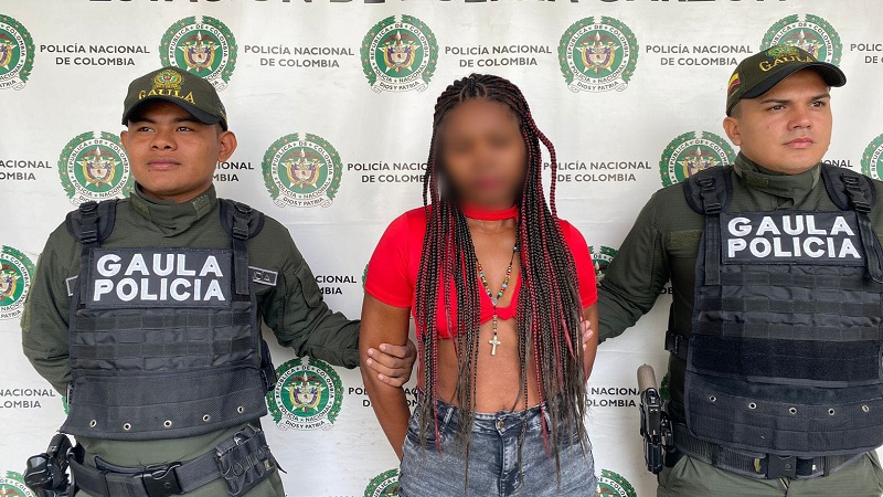 Así fue capturada en Garzón, supuesta ‘bruja’ cuando cobraba una extorsión