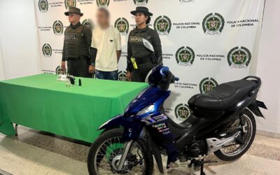 Policia capturo a hombre por porte ilegal de armas en Neiva