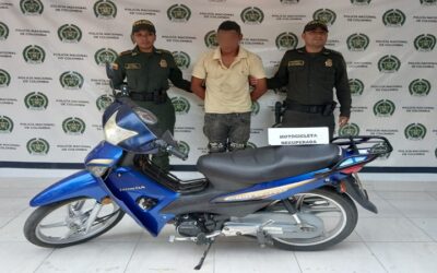 Capturan por robo de motocicleta durante las fiestas del arroz en Campoalegre