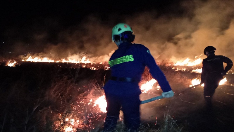 2.810 hectáreas arrasadas por incendios en Huila en lo que va de 2024