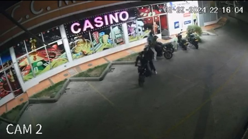 Video: Delincuentes asaltaron un casino en el sur de Neiva