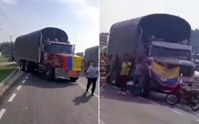 Camioneros levantaron bloqueo en Pitalito