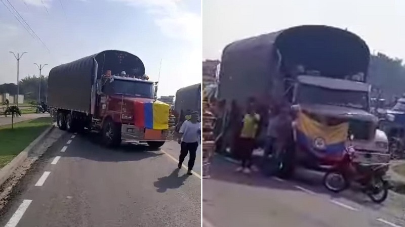 Camioneros levantaron bloqueo en Pitalito