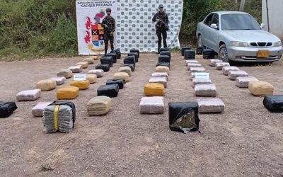 Incautan 280 kilos de marihuana en La Plata, Huila