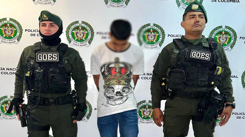 Capturan a ‘Loco Víctor’ en Neiva por homicidio