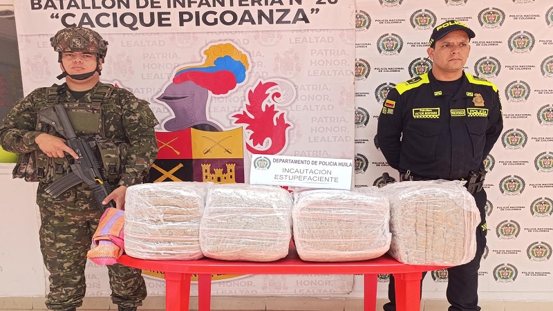 Ejército neutraliza nuevas estrategias de narcotraficantes en carreteras del Huila