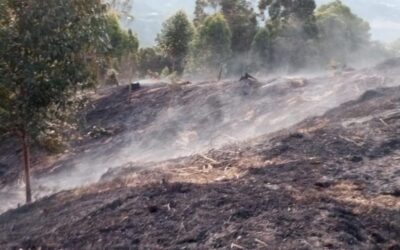 Dos incendios activos en el Huila