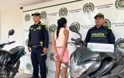 Capturada ‘La Flaca’ con dos motos robadas en Neiva