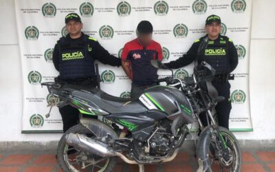 Capturado en flagrancia robándose una motocicleta en Garzón, Huila