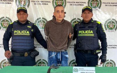 Capturado ‘Carraca’ en el sur de Neiva por porte ilegal de arma de fuego