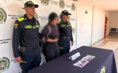 Capturada mujer en Neiva por tráfico de moneda falsificada