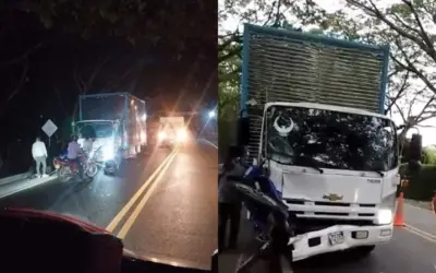 Accidente en la vía Garzón, Huila, dejó dos muertos
